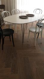 witte eettafel tafel Superellipse Arne Jacobsen Fritz Hansen, Huis en Inrichting, Tafels | Eettafels, Ophalen, 100 tot 150 cm