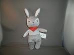 Ikea konijn gulligast tweekleurig grijs met gestipt sjaaltje, Ophalen of Verzenden, Nieuw, Konijn