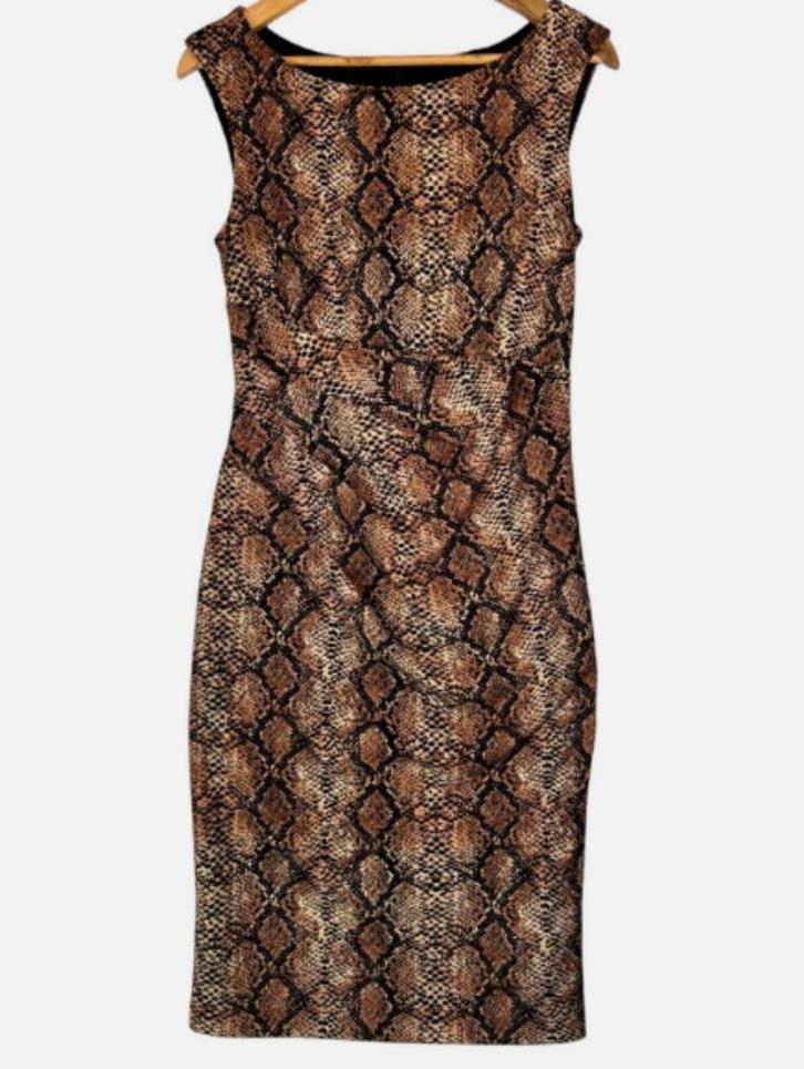 Joseph Ribkoff prachtige Leopard Cheetah print jurk mt 42, Kleding | Dames, Jurken, Nieuw, Maat 42/44 (L), Overige kleuren, Ophalen of Verzenden