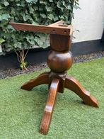 GRATIS massief eiken poot voor ronde tafel / eettafel, Huis en Inrichting, Ophalen, Rond