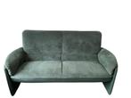 Leolux type catalpa bank met stoelen, Huis en Inrichting, Ophalen, Gebruikt, 150 tot 200 cm, Driepersoons