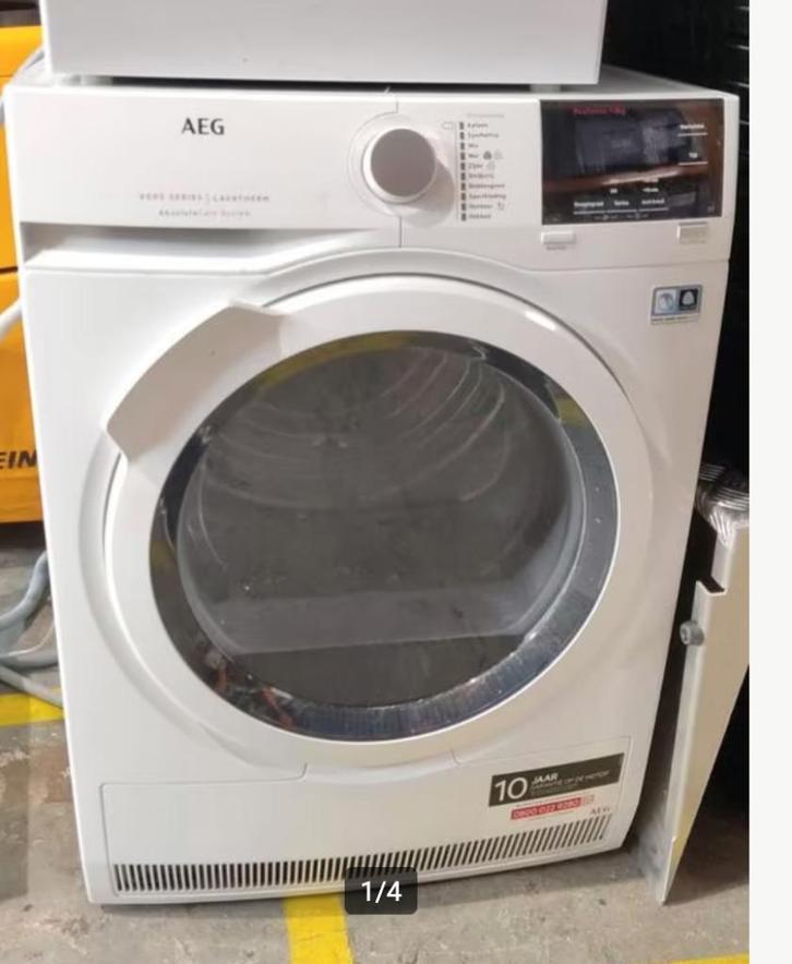 AEG Warmtepompdroger 8KG, 8000 series Lavatherm, Witgoed en Apparatuur, Wasdrogers, Zo goed als nieuw, Condens, Voorlader, 8 tot 10 kg