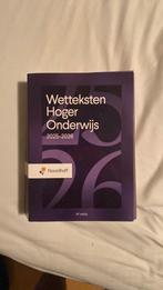 Wetboek Hoger Onderwijs 2025-2026, Ophalen of Verzenden, Gamma, Nieuw, HBO