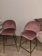 2x Velvet Barkrukken van SKLUM, Huis en Inrichting, Barkrukken, 2 krukken, Ophalen of Verzenden, Zo goed als nieuw