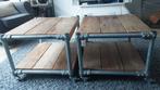2x Salontafel Steigerbuis Industrieel, Huis en Inrichting, Tafels | Salontafels, Ophalen