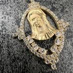 14 karaat gouden hanger heilige maria, Ophalen of Verzenden, Nieuw, Goud