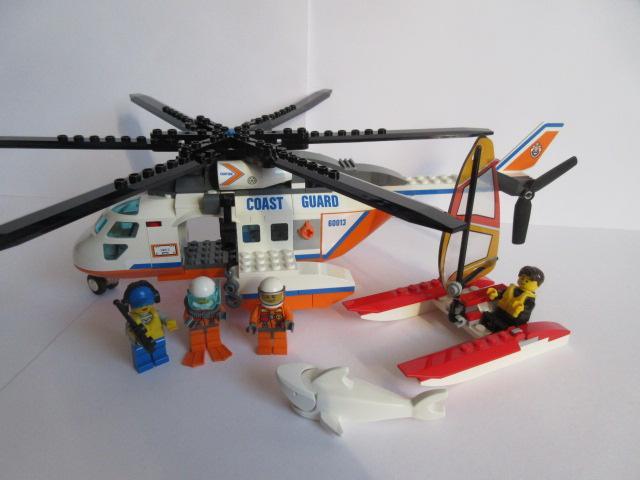 60013 Kustwacht Helicopter, City., Kinderen en Baby's, Speelgoed | Duplo en Lego, Zo goed als nieuw, Lego, Complete set, Ophalen of Verzenden