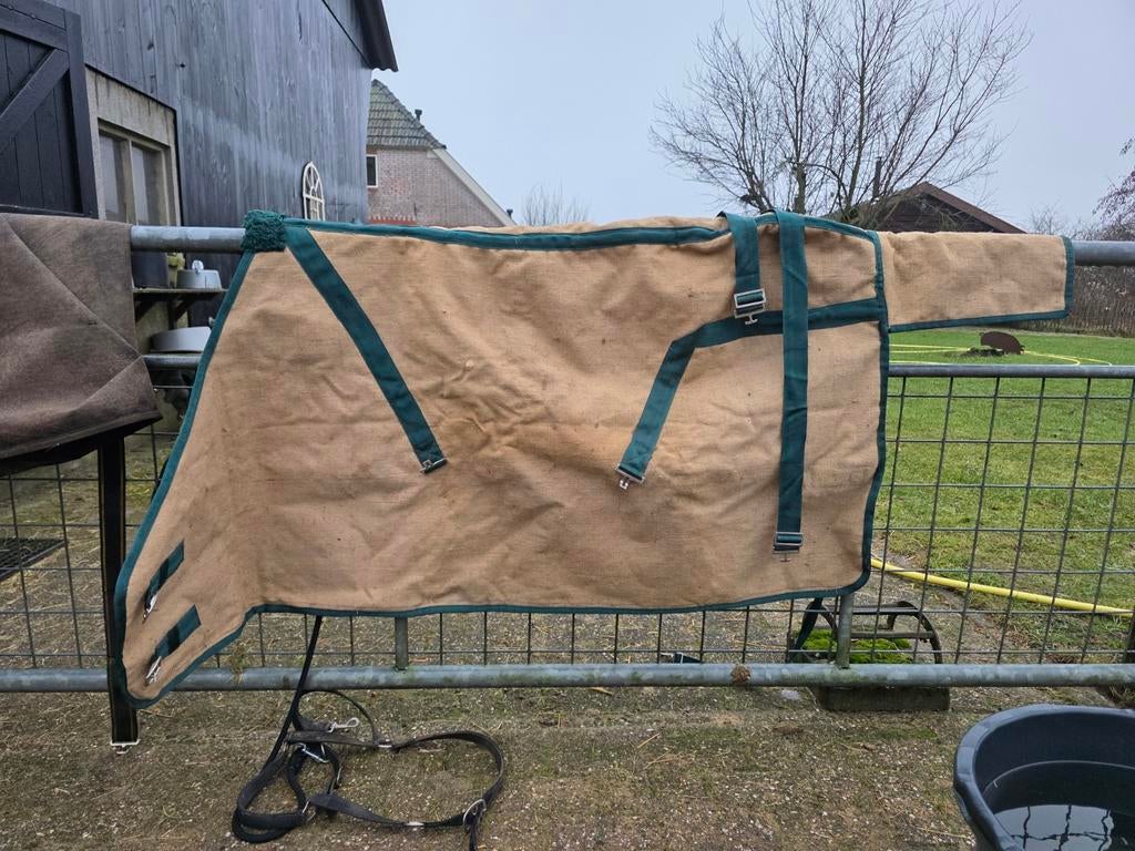 Wol/Jute pony deken maat 125, Dieren en Toebehoren, Paarden en Pony's | Dekens en Dekjes, Nieuw, Ophalen of Verzenden