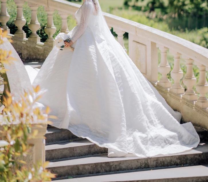 Bruidsjurk, Kleding | Dames, Trouwkleding en Trouwaccessoires, Zo goed als nieuw, Trouwjurk, Wit, Ophalen