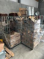 Haardhout. 6 rolcontainers. In stukjes van 30 cm., Tuin en Terras, Minder dan 3 m³, Ophalen of Verzenden, Overige houtsoorten