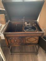Antieke Slinger Grammofoon - Gerestaureerd, Ophalen
