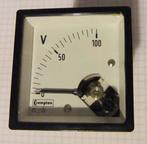 Cromton 0 - 100 Volt Draaispoelmeter., Doe-het-zelf en Verbouw, Meetapparatuur, Ophalen of Verzenden, Nieuw, Elektriciteit