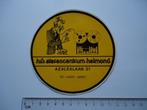 sticker Helmond vintage hifi stereocentrum bandrecorder retr, Verzamelen, Verzenden