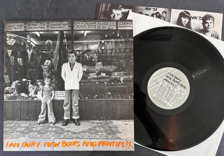 IAN DURY & BLOCKHEADS - New boots and panties!! ( LP; MINT ), Cd's en Dvd's, Vinyl | Rock, Zo goed als nieuw, Poprock, 12 inch