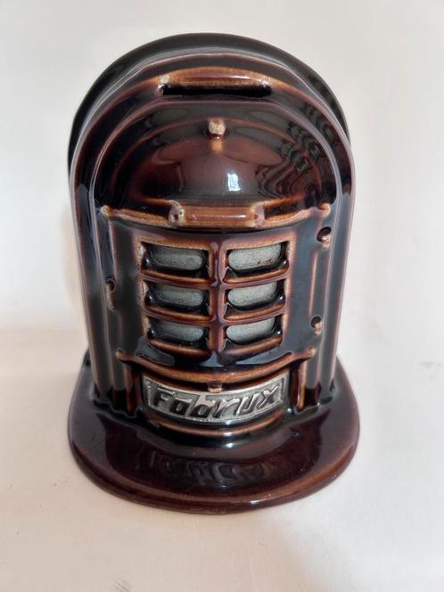 Vintage Spaarpot Gietijzeren Kachel, Antiek en Kunst, Antiek | Woonaccessoires, Ophalen of Verzenden