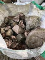 Kei in big bag , 4 zakken voor rotstuin , vijveraanleg et, Tuin en Terras, Grind, Keien en Split, Ophalen, Gebruikt, Graniet, Kei