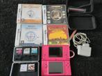 Nintendo DS i met 9 spellen, Dsi, Roze, Zo goed als nieuw, Met games