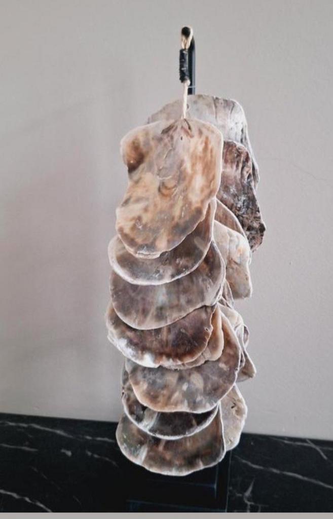 Taupe bourgondy kleur schelpenketting ibiza stijl, Huis en Inrichting, Woonaccessoires | Overige, Nieuw, Ophalen of Verzenden