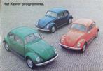 Folder VOLKSWAGEN Kever programma 09/ 1970 Uitgave PON NV, Ophalen of Verzenden, Nieuw, Volkswagen