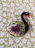 Sierlijke zwaan hanger geblazen van Murano glas., Ophalen of Verzenden, Zo goed als nieuw, Glas of Kristal, Dier