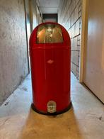Rode Wesco Kickboy 40L - Prullenbak, Ophalen, Gebruikt, Met pedaal, 50 tot 75 cm