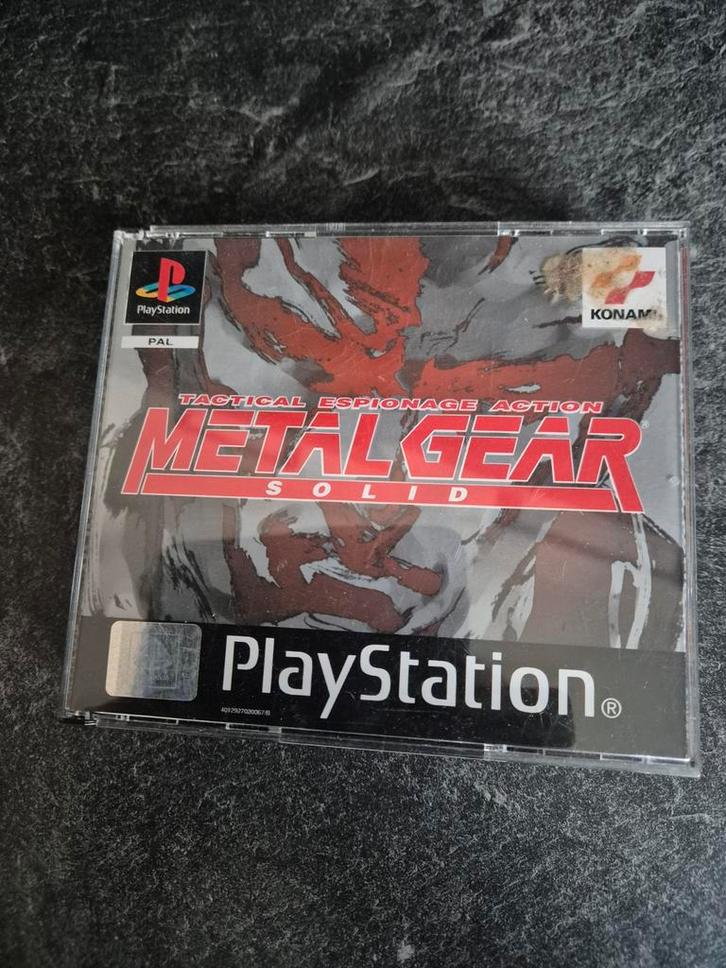 Metal Gear Solid - PlayStation, Spelcomputers en Games, Games | Sony PlayStation 1, Gebruikt, Avontuur en Actie, 1 speler, Vanaf 16 jaar
