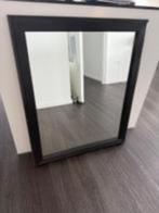Grote spiegel met houten zwarte lijst T.E.A.B. OPHALEN, Ophalen, Zo goed als nieuw, Minder dan 100 cm, Rechthoekig