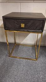 nachtkast Blackbone Gold van Richmond Interiors *SALE*, Huis en Inrichting, Nieuw, Ophalen of Verzenden, 70 cm of meer, Hout
