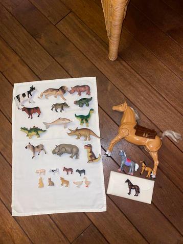 Dierenfiguren – paarden, boerderij/wilde dieren & dino’s beschikbaar voor biedingen