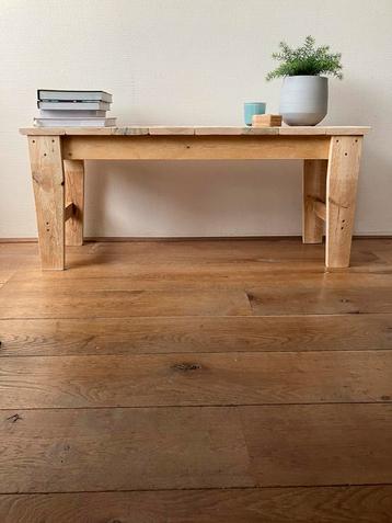 Origineel Handgemaakt Houten Bankje NIEUW beschikbaar voor biedingen