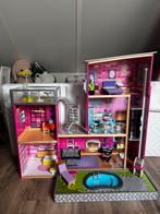 Luxe houten poppenhuis van kidkraft, Ophalen, Zo goed als nieuw