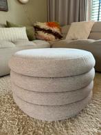 Karwei luna poef beige japandi rond bubble creme, Ophalen, Zo goed als nieuw, Rond, Minder dan 50 cm
