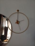 Messing klok, Huis en Inrichting, Woonaccessoires | Klokken, Ophalen, Zo goed als nieuw, Wandklok