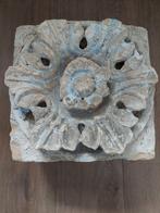 Prachtig ornament met bloem van beton / steen, Ophalen, Zo goed als nieuw