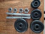 Tunturi set 13 kg aan schijven, Ophalen of Verzenden, Zo goed als nieuw, Dumbbell