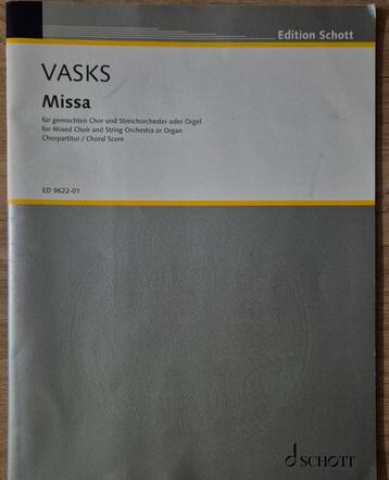 Bladmuziek (nieuw) Vasks Missa voor gemengd koor beschikbaar voor biedingen