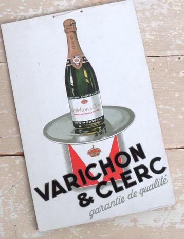 Oud Frans reclamebord “Varichon & Clerc” beschikbaar voor biedingen