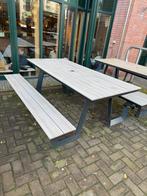 3 Tafels set in goede conditie /1011 PG Amsterdam, Ophalen, Zo goed als nieuw, Rechthoekig, Hout