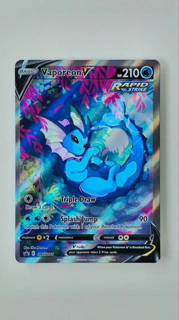 Vaporeon V (SWSH 181) beschikbaar voor biedingen