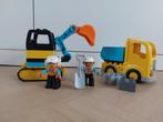 Lego Duplo Bouwvoertuigen Set, Ophalen of Verzenden, Gebruikt, Complete set, Duplo