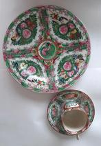 antiek chinees porseleinen bordje en kopje, Ophalen of Verzenden
