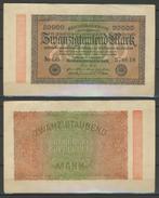 Berlin Berlijn 20000 Mark 1923 Reichsbanknote No.376648 r-28, Postzegels en Munten, Ophalen of Verzenden, Duitsland, Los biljet