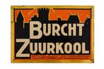 Blikkenbordje Burcht Zuurkool, Ophalen of Verzenden, Gebruikt, Reclamebord