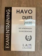 M.J. Rozemond - Examentraining Havo Duits 2020, M.J. Rozemond; M.T. Janssens, Ophalen of Verzenden, Duits, Zo goed als nieuw