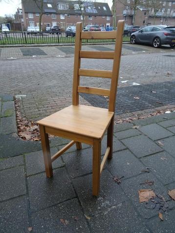 4 Houten eetkamer stoelen Ikea - Ophalen in Delft