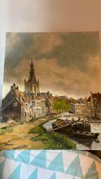 Mooi schilderij van oud overschie, Antiek en Kunst, Kunst | Schilderijen | Klassiek, Ophalen