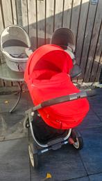 Complete Stokke Kinderwagen, Kinderen en Baby's, Kinderwagens en Combinaties, Gebruikt, Combiwagen, Verstelbare duwstang, Ophalen