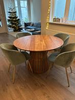 Ronde eettafel - 120 cm diameter, Huis en Inrichting, Tafels | Eettafels, Ophalen, 100 tot 150 cm, Zo goed als nieuw, Vijf personen of meer