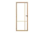 Binnendeur met glas | Eiken deur | Smalle stijlen, Binnendeur, Nieuw, Schuifdeur, 200 tot 215 cm