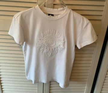 Wit JM T-shirt met Oog - Maat 134 beschikbaar voor biedingen